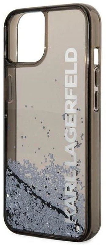 Dėklas Karl Lagerfeld KLHCP14MLCKVK IPHONE 14 PLUS / 15 PLUS 6.7 "Juodas / Juodas HARDCASE LIQUID GLITTER ELONG