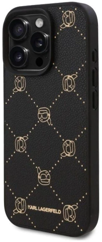 Dėklas Karl Lagerfeld KLHMP16XPGKHPHK Apple iPhone 16Pro Max 6.9″ juodos spalvos Magsafe Karl Head