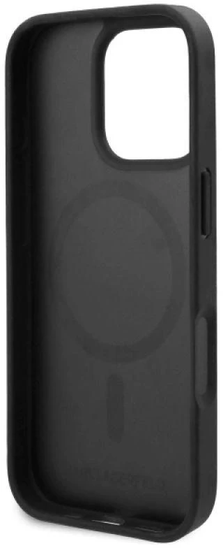Dėklas Karl Lagerfeld KLHMP16XPGKHPHK Apple iPhone 16Pro Max 6.9″ juodos spalvos Magsafe Karl Head