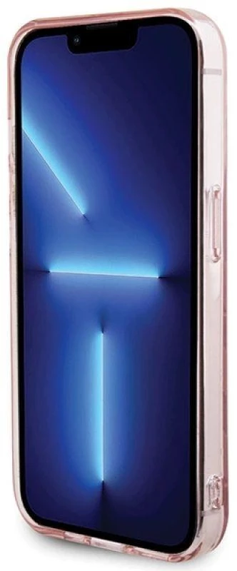 Karl Lagerfeld Monogram Choupette - dėklas skirtas Apple iPhone 15 Pro Max Rožinė