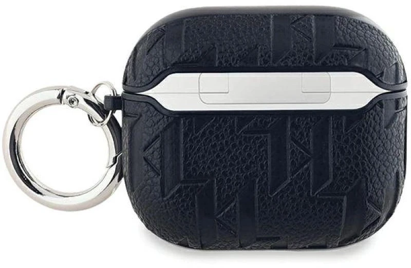 Karl Lagerfeld KLA3PGCHPK AirPods 3 dėklas juodos spalvos Monogram Choupette Head