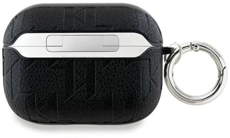 Karl Lagerfeld KLAP2PGKIPK AirPods Pr o2 (2022/2023) dėklas juodos spalvos Monogram Karl Head
