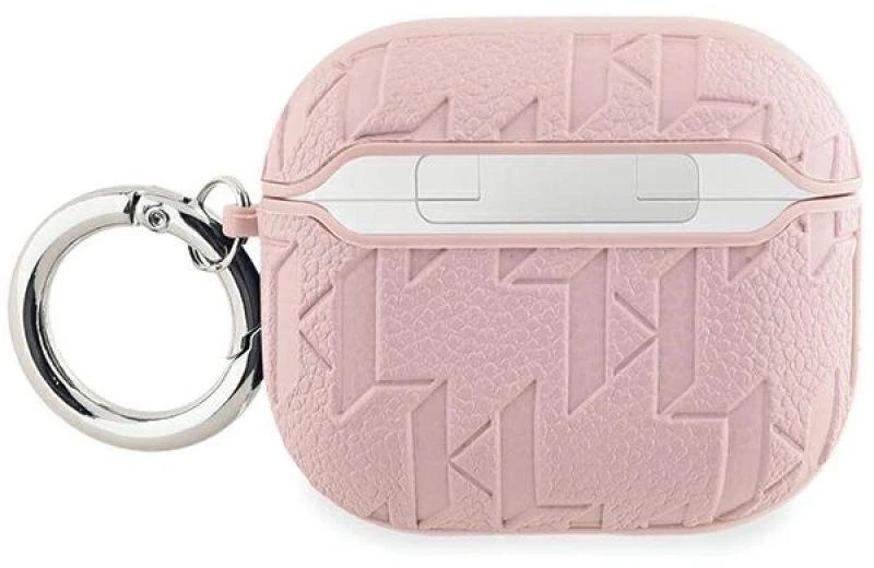 Karl Lagerfeld KLA3PGKIPP AirPods 3 dėklas rožinės spalvos Monogram Karl Head