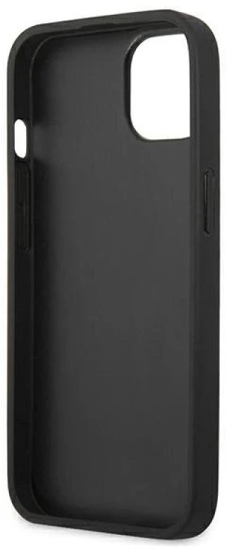 Dėklas Karl Lagerfeld HARDCASE KLHCP13SPKMP 13 MINI LEATHER IKONIK KARL'S HEAD METAL Rožinis