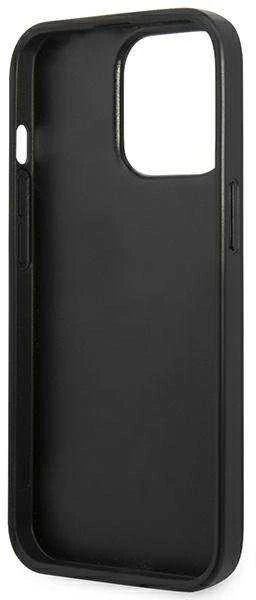 Karl Lagerfeld perforuotas iPhone 13 Pro Max 6.7" dėklas - Juodas