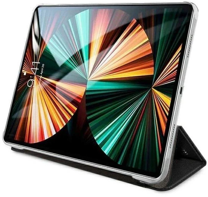.Karl Lagerfeld KLFC11OKMK Apple iPad 11″ Pro 2021 Book Cover juodos spalvos Saffiano Karl Iconic