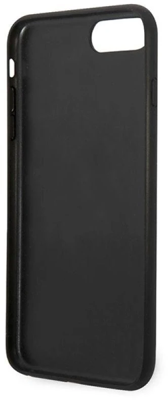 Karl Lagerfeld KLHCI8LSAKICKCBK Apple iPhone7 Plus / 8 Plus juodos spalvos kietas dėklas Saffiano Karl&Choupette