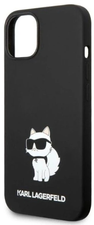 Karl Lagerfeld dėklas iPhone 14 Plus 6,7 KLHCP14MSNCHBCK juodas HC Silicone NFT Choupette