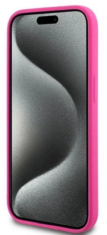 Karl Lagerfeld KLHMP15MSCHPPLF Apple iPhone 15 Plus / 14 Plus 6.7″ fuschia kietas dėklas Silicone Choupet