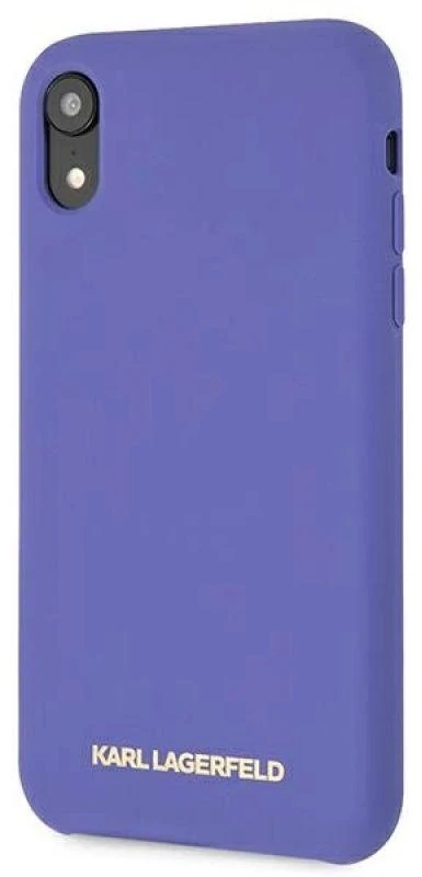 Dėklas Karl Lagerfeld Silicone iPhone Xr Case - Violetinė