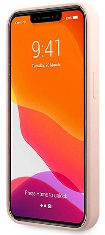 Karl Lagerfeld KLHCP13XSLKHLP Apple iPhone 13 Pro Max 6,7″ light rožinės spalvos kietas dėklas Silicone Karl`s
