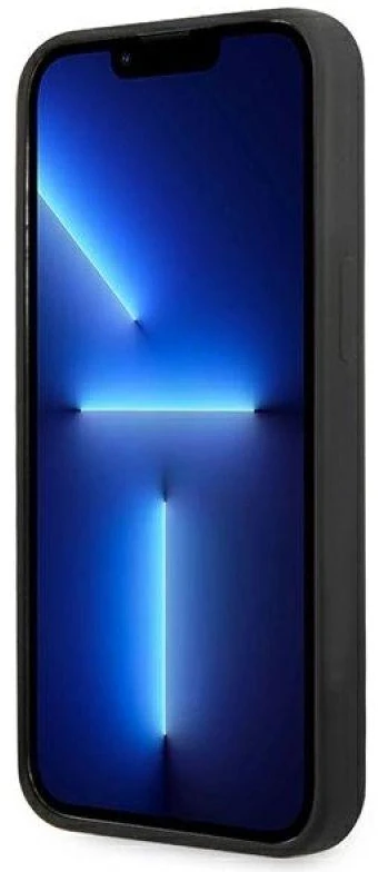 Dėklas Karl Lagerfeld Hardcase Plokštė KLHCP13XSLMP1K Galinis dangtelis, Apple, iPhone 13 Pro Max, Silikoninis, Juodas, 6,7 "