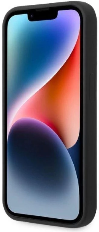 Karl Lagerfeld dėklas, skirtas iPhone 14 Pro 6,1 KLHMP14LSNIKBCK juodos spalvos kietas dėklas , skirtas Silikoninis Ikonik Magsafe