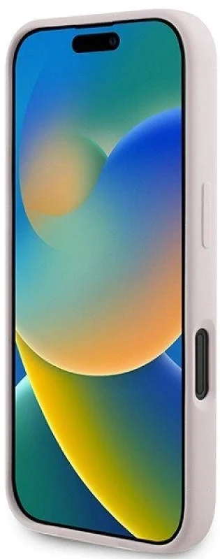 Karl Lagerfeld KLHMP16MSCMKCRHP Apple iPhone 16 Plus 6.7″ rožinės spalvos kietas dėklas Silicone Karl&Choupette Head