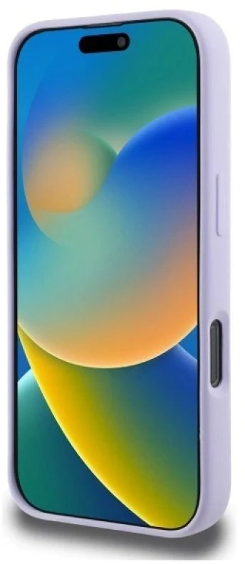 Karl Lagerfeld KLHMP16LSCMKCRHU Apple iPhone 16 Pro 6.3″ violetinės spalvos kietas dėklas Silicone Karl&Choupette