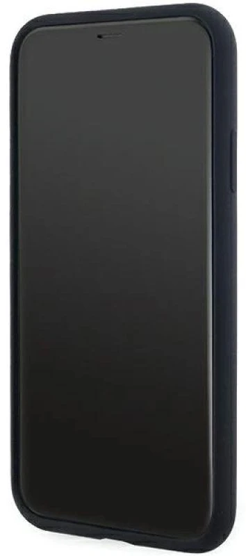 Karl Lagerfeld KLHMN61SCMKCRHK Apple iPhone 11 / Xr 6.1″ juodos spalvos kietas dėklas Silicone Karl & Choupette Ma