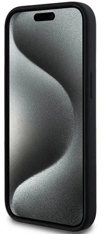 Karl Lagerfeld KLHMP15MSCMKCRHK Apple iPhone 15 Plus / 14 Plus 6.7″ juodos spalvos kietas dėklas Silicone Karl & C