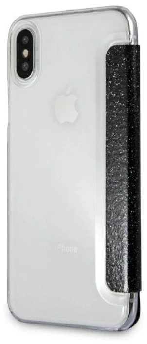 Dėklas Karl Lagerfeld KLFLBKPXVDCBK Apple iPhone X juodos spalvos book Valentine