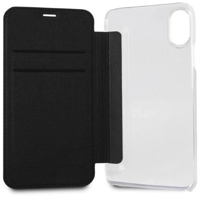 Dėklas Karl Lagerfeld KLFLBKPXVDCRE Apple iPhone X/XS raudonos spalvos book Valentine