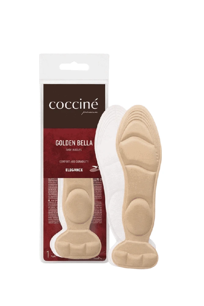 Karpomi vidpadžiai su užkulniu Coccine Golden Bella – patogiam avėjimui