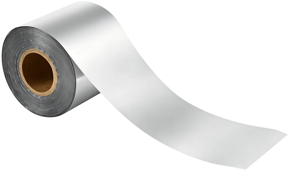 Karšto štampavimo folija VEVOR QY-TJZYS02, 6 cm x 120 m, sidabrinė