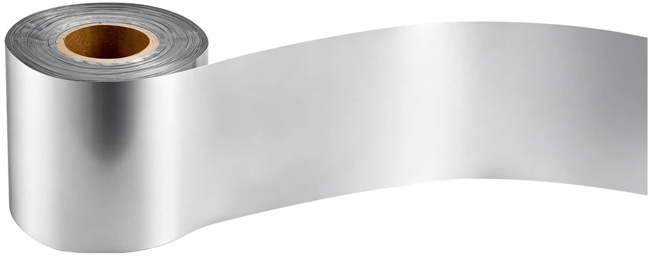 Karšto štampavimo folija VEVOR QY-TJZYS02, 6 cm x 120 m, sidabrinė