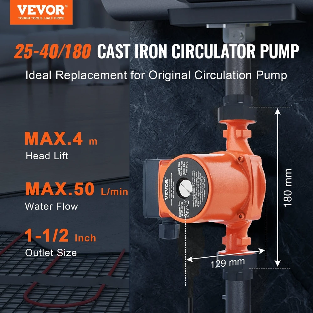 VEVOR Vandens cirkuliacinis siurblys