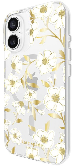 Kate Spade New York Protective Gems MagSafe - dėklas skirtas Apple iPhone 16 Sunshine Floral