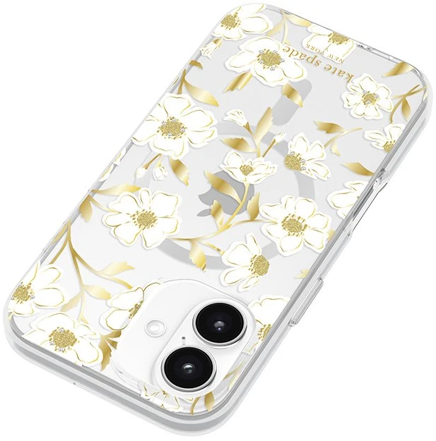 Kate Spade New York Protective Gems MagSafe - dėklas skirtas Apple iPhone 16 Sunshine Floral