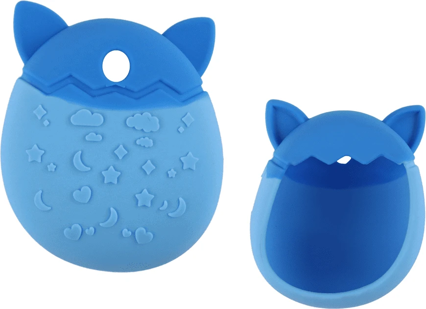Lean Toys Katės formos silikoninis dėklas Tamagotchi