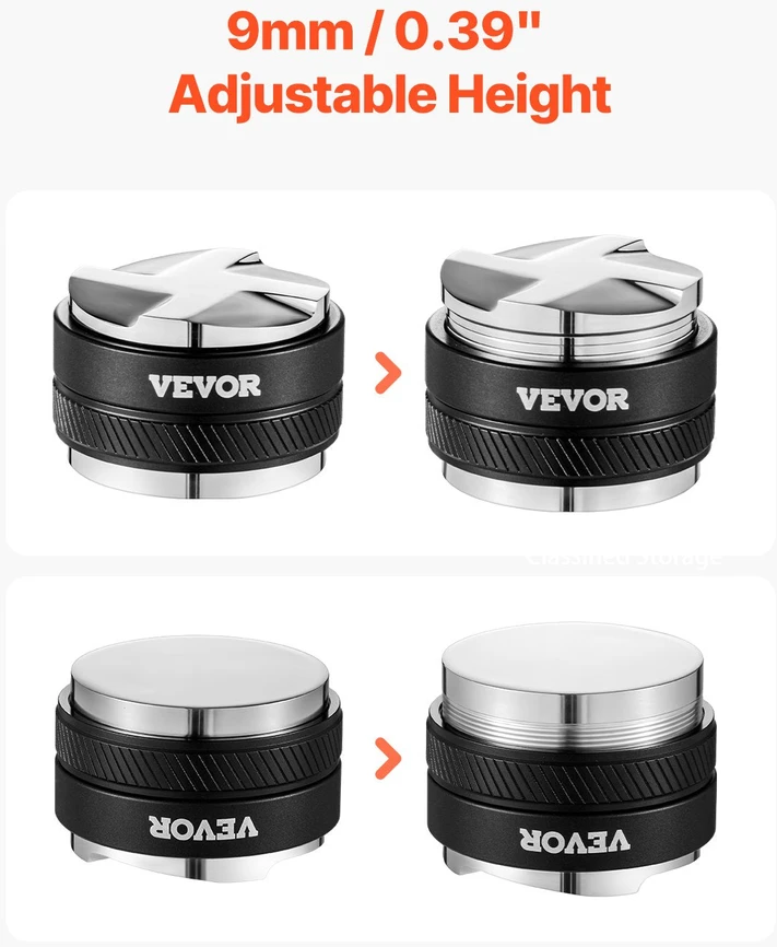 VEVOR 53 mm reguliuojamas kavos paskirstytojas