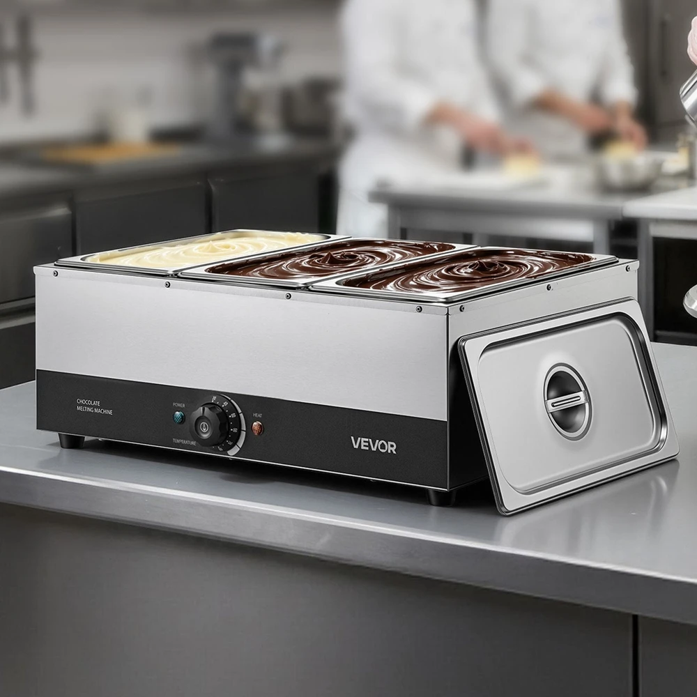 Kavos aparatas Šokolado lydymo aparatas VEVOR CS-6A-3, 1200 W