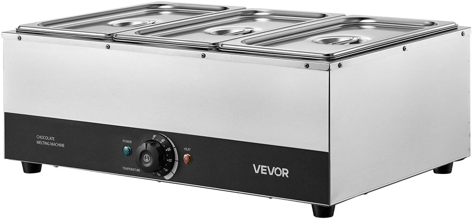 Kavos aparatas Šokolado lydymo aparatas VEVOR CS-6A-3, 1200 W