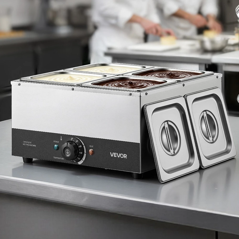 Kavos aparatas Šokolado lydymo aparatas VEVOR CS-4A, 1200 W