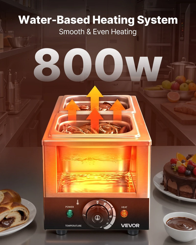 Kavos aparatas Šokolado lydymo aparatas VEVOR CS-2A, 800 W