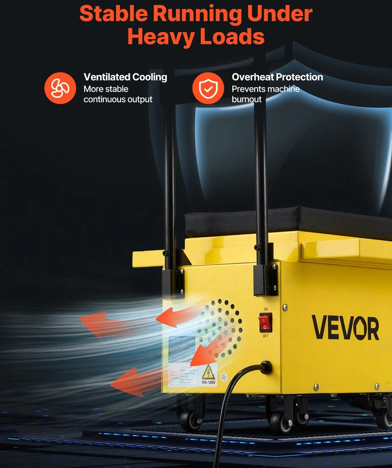 Vevor 4,5 kW smeigių suvirinimo rinkinys įlenkimams