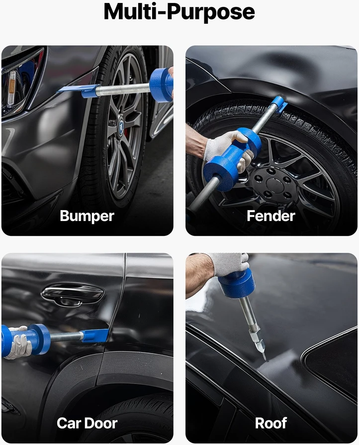 VEVOR Automobilinių įdubimų traukimo rinkinys su slydimo plaktuku