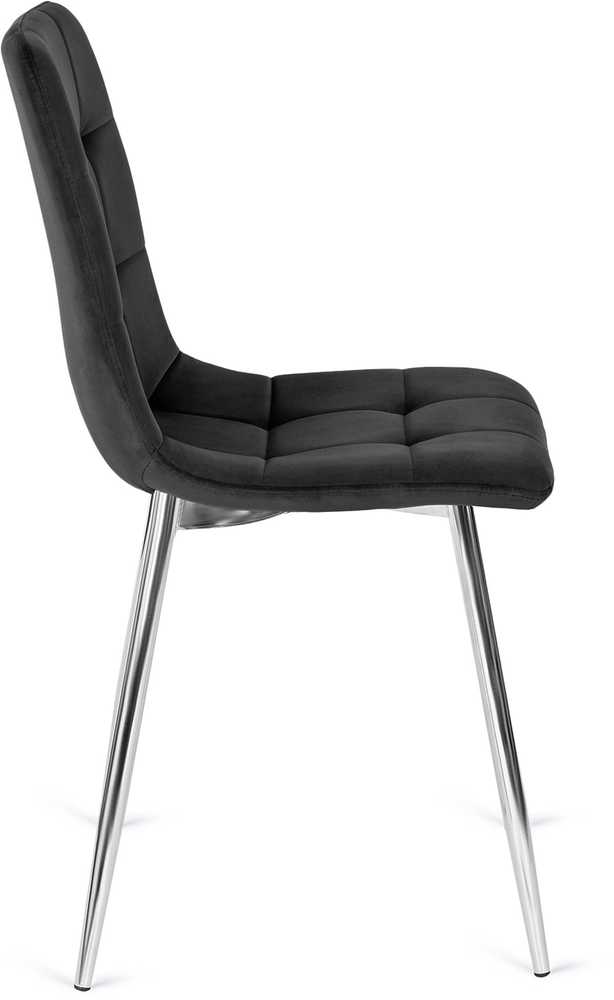 Fotelis Mebel Elite Kėdė CESAR, juoda, veliūras