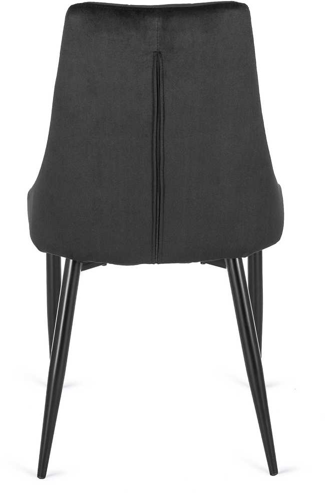 Fotelis Mebel Elite Kėdė CORK, juoda, veliūras