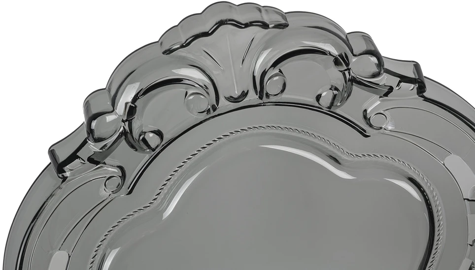 Kėdė KING ARM, dūmų sp., plastikinė