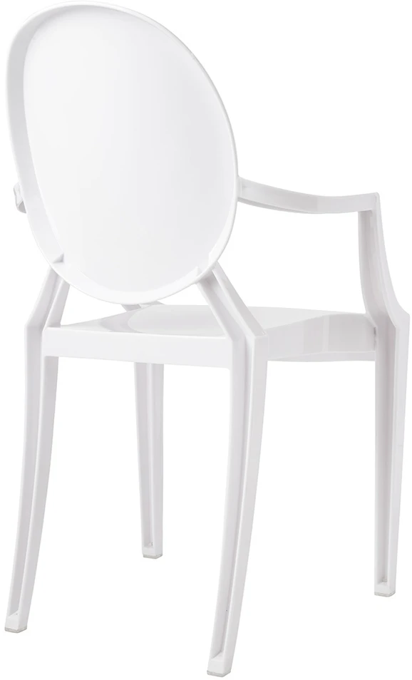 Kėdė LOUIS, balta, plastikinė