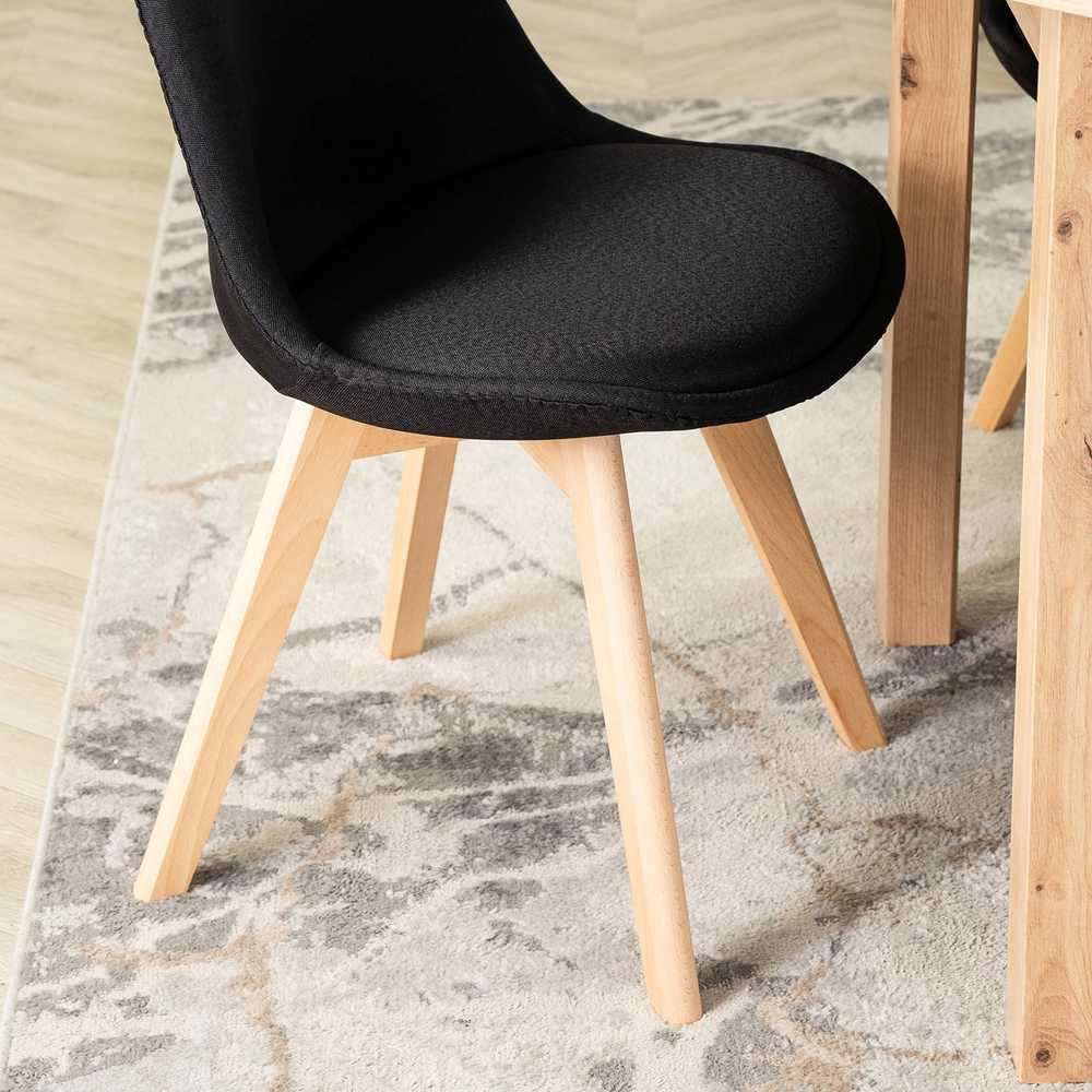 Fotelis Mebel Elite Kėdė NEVEL, juoda