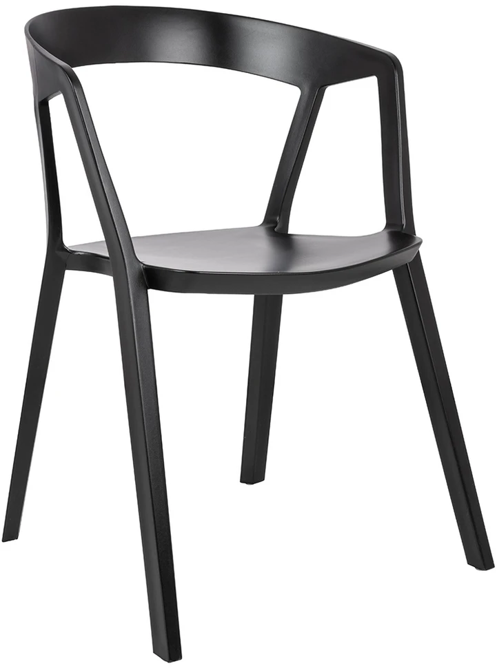 Kėdė VIBIA, juoda, plastikinė