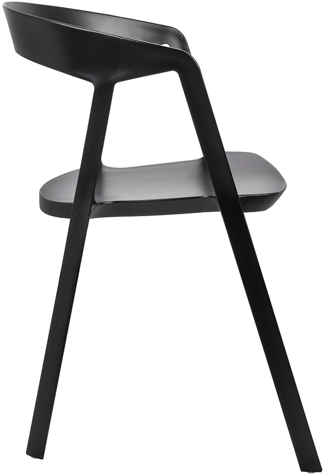 Kėdė VIBIA, juoda, plastikinė