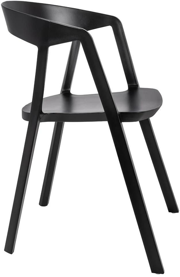 Kėdė VIBIA, juoda, plastikinė