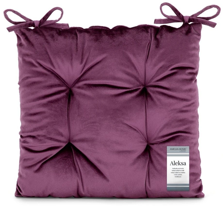 Plum Kėdės pagalvėlė 40×40 cm bordo spalvos AH ALEKSA