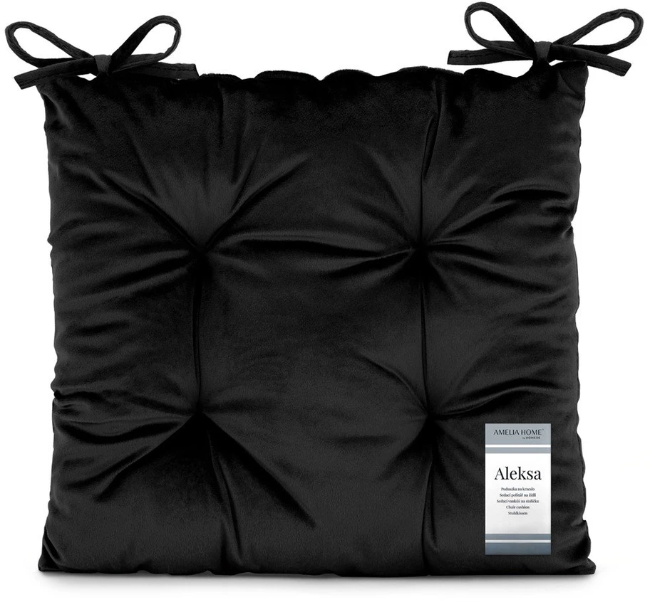 Kėdės pagalvėlė 40×40 cm juoda