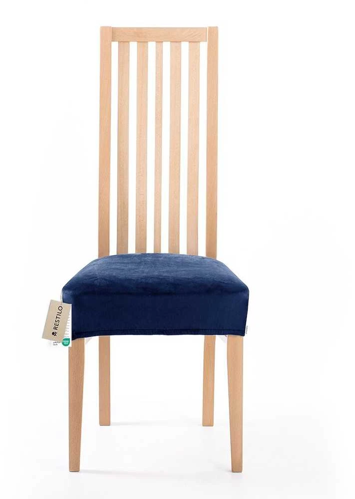 Kėdės sėdynės užvalkalas 40×40+5 cm indigo spalvos