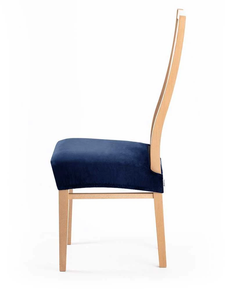 Kėdės sėdynės užvalkalas 40×40+5 cm indigo spalvos