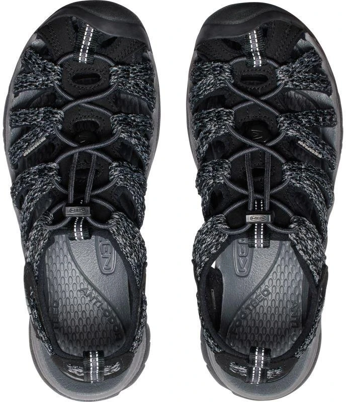 Keen Moteriški Sandalai WHISPER 1028815 JUODA/PLIENO PILKA